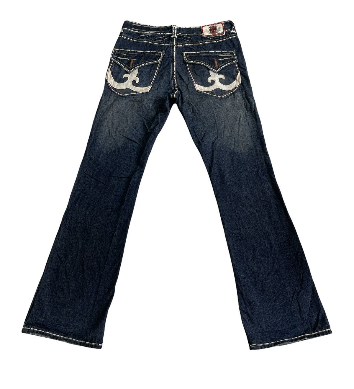 Vintage Vintage Laguna Beach Denim Skull Jeans Made In USA Size US 32 / EU 48 - 1 Thumbnail