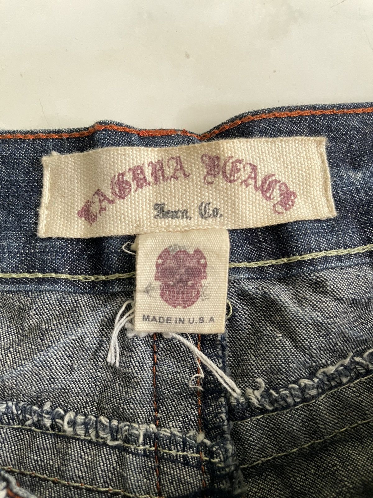 Vintage Vintage Laguna Beach Denim Skull Jeans Made In USA Size US 32 / EU 48 - 10 Thumbnail