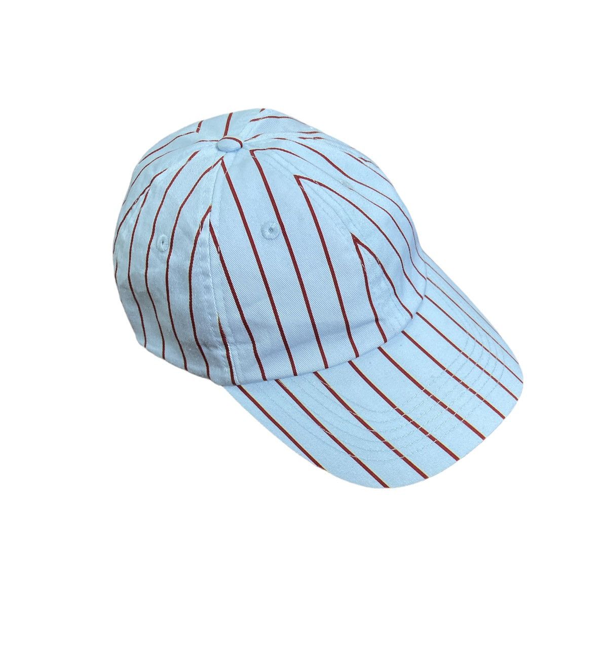 Acne Studios × Designer Acne Studios Cap Blue Stripe Size ONE SIZE - 1 Thumbnail
