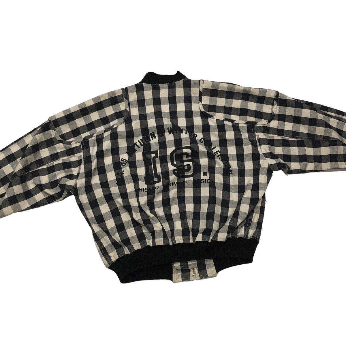 Issey Miyake × Tsumori Chisato × Vintage Vintage I.S Chisato Tsumori Design Spellout Bomber Jacket Size US L / EU 52-54 / 3 - 1 Thumbnail