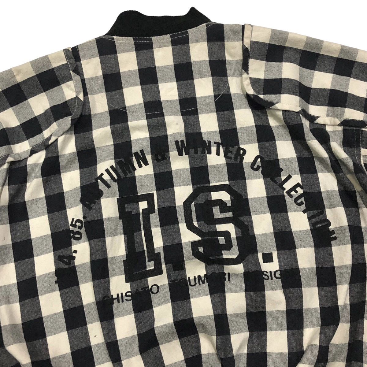 Issey Miyake × Tsumori Chisato × Vintage Vintage I.S Chisato Tsumori Design Spellout Bomber Jacket Size US L / EU 52-54 / 3 - 7 Thumbnail