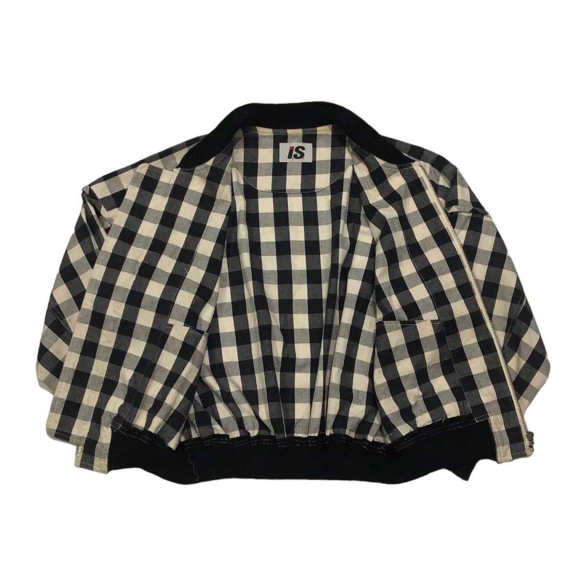Issey Miyake × Tsumori Chisato × Vintage Vintage I.S Chisato Tsumori Design Spellout Bomber Jacket Size US L / EU 52-54 / 3 - 4 Thumbnail