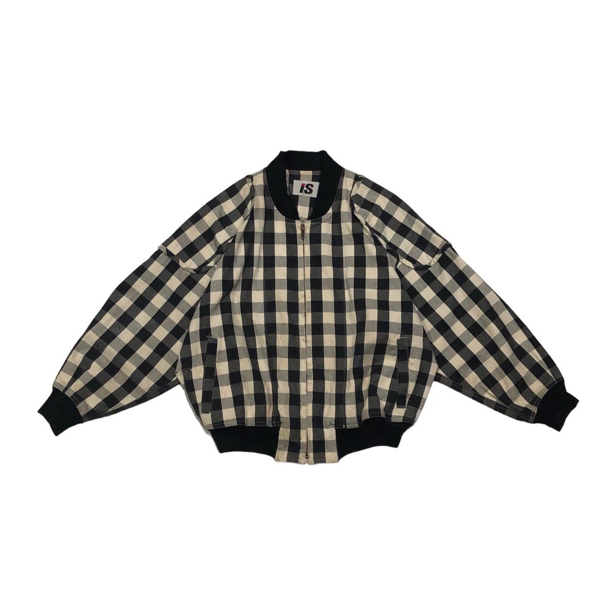 Issey Miyake × Tsumori Chisato × Vintage Vintage I.S Chisato Tsumori Design Spellout Bomber Jacket Size US L / EU 52-54 / 3 - 2 Thumbnail