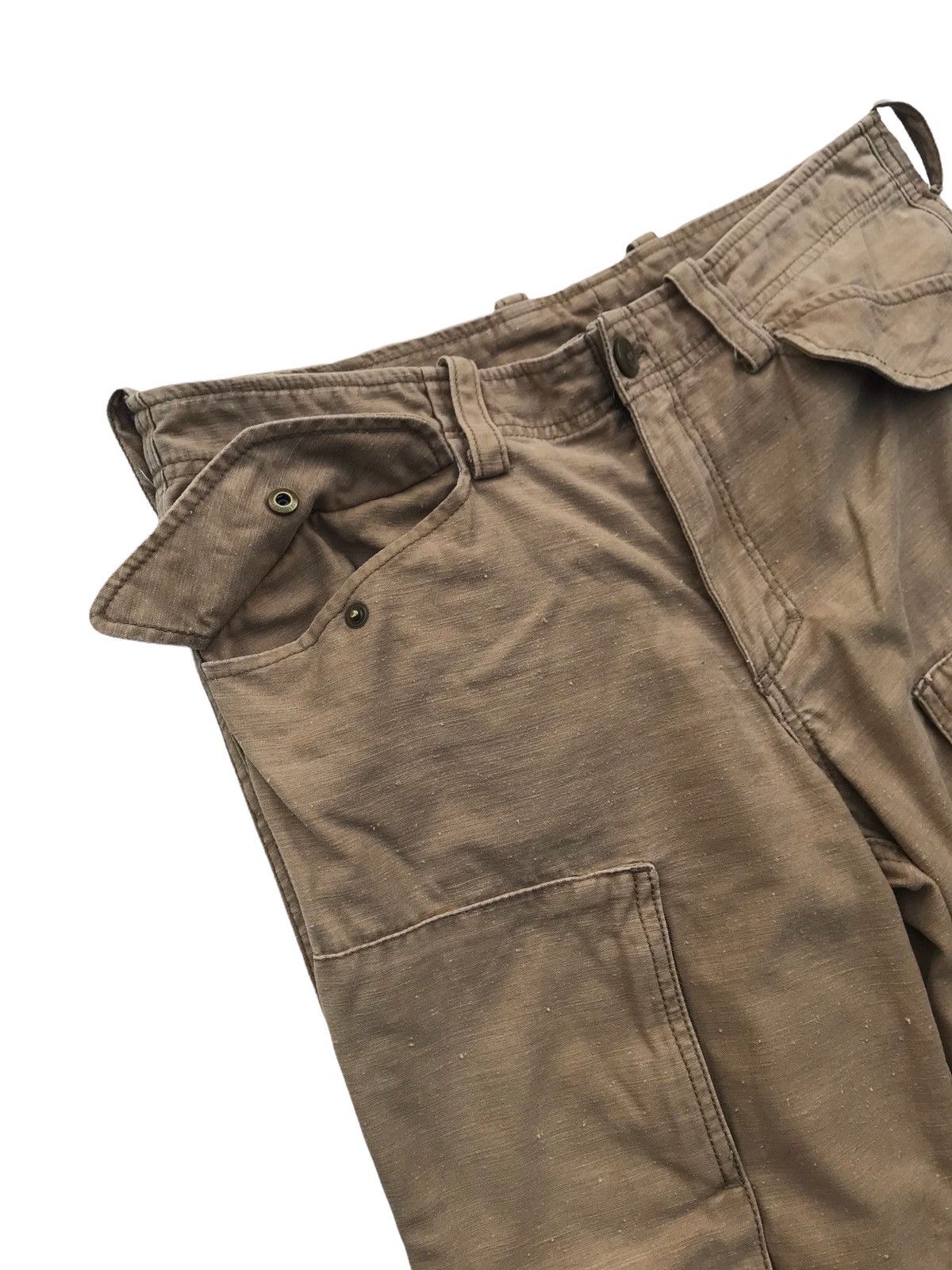 291295=Homme Japanese Brand 291295 Homme Cargo Multipocket Pants Size US 32 / EU 48 - 3 Thumbnail