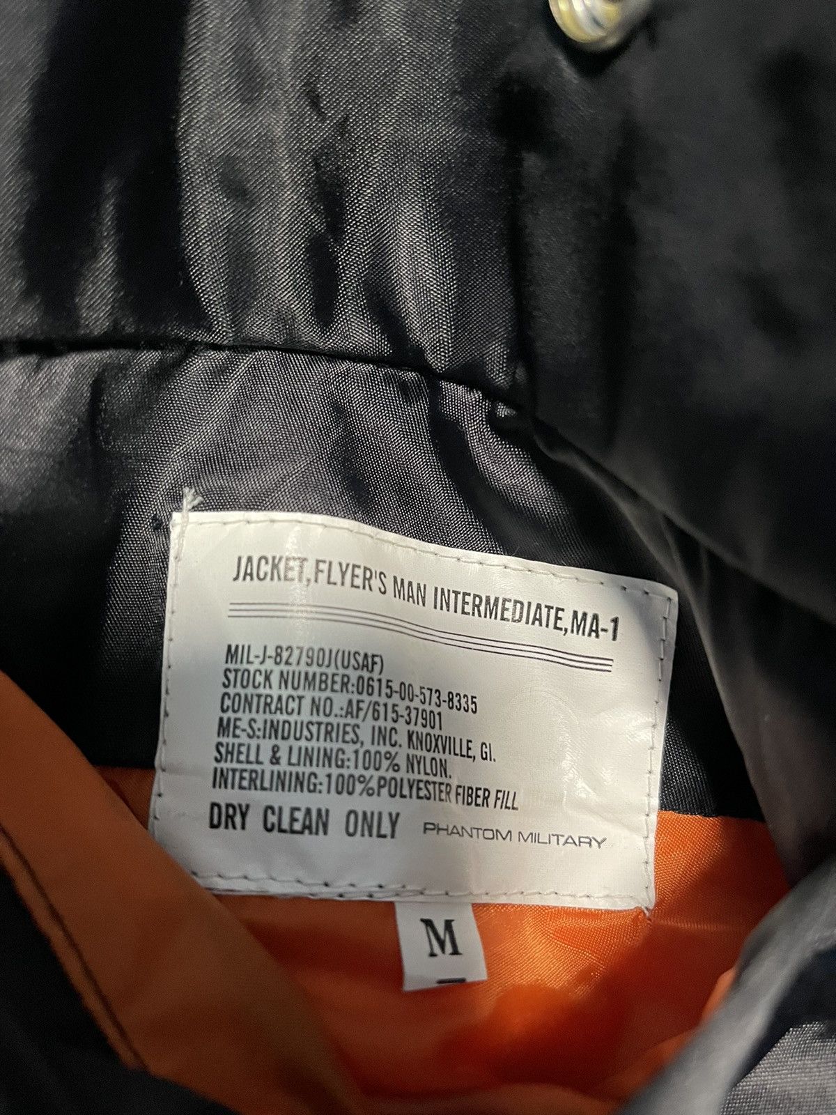 Vintage Vintage Bomber MA-1 Flight Jacket Size US M / EU 48-50 / 2 - 9 Thumbnail