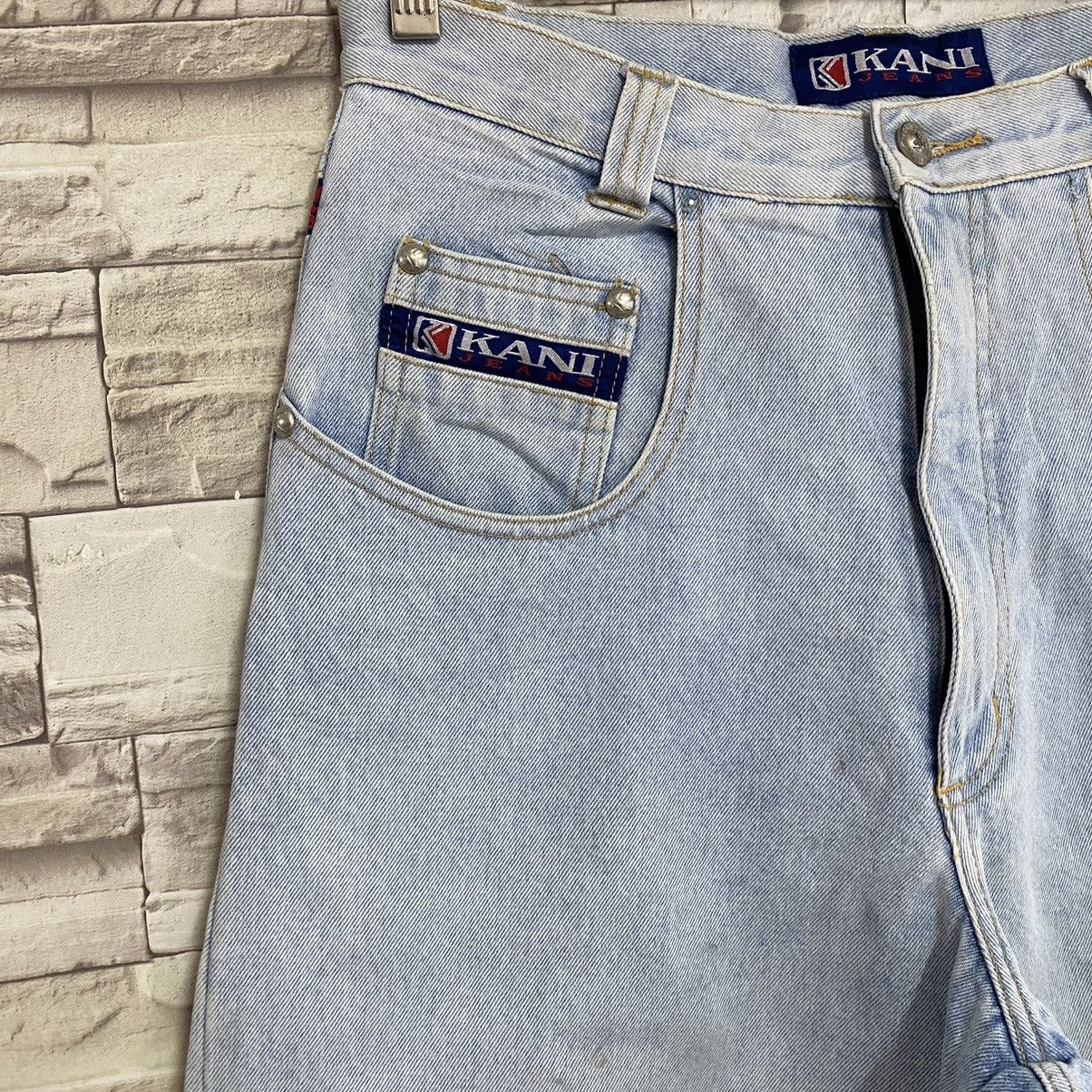 Karl Kani Vintage Karl Kani Denim Baggy Pants Light Wash Size US 30 / EU 46 - 6 Thumbnail