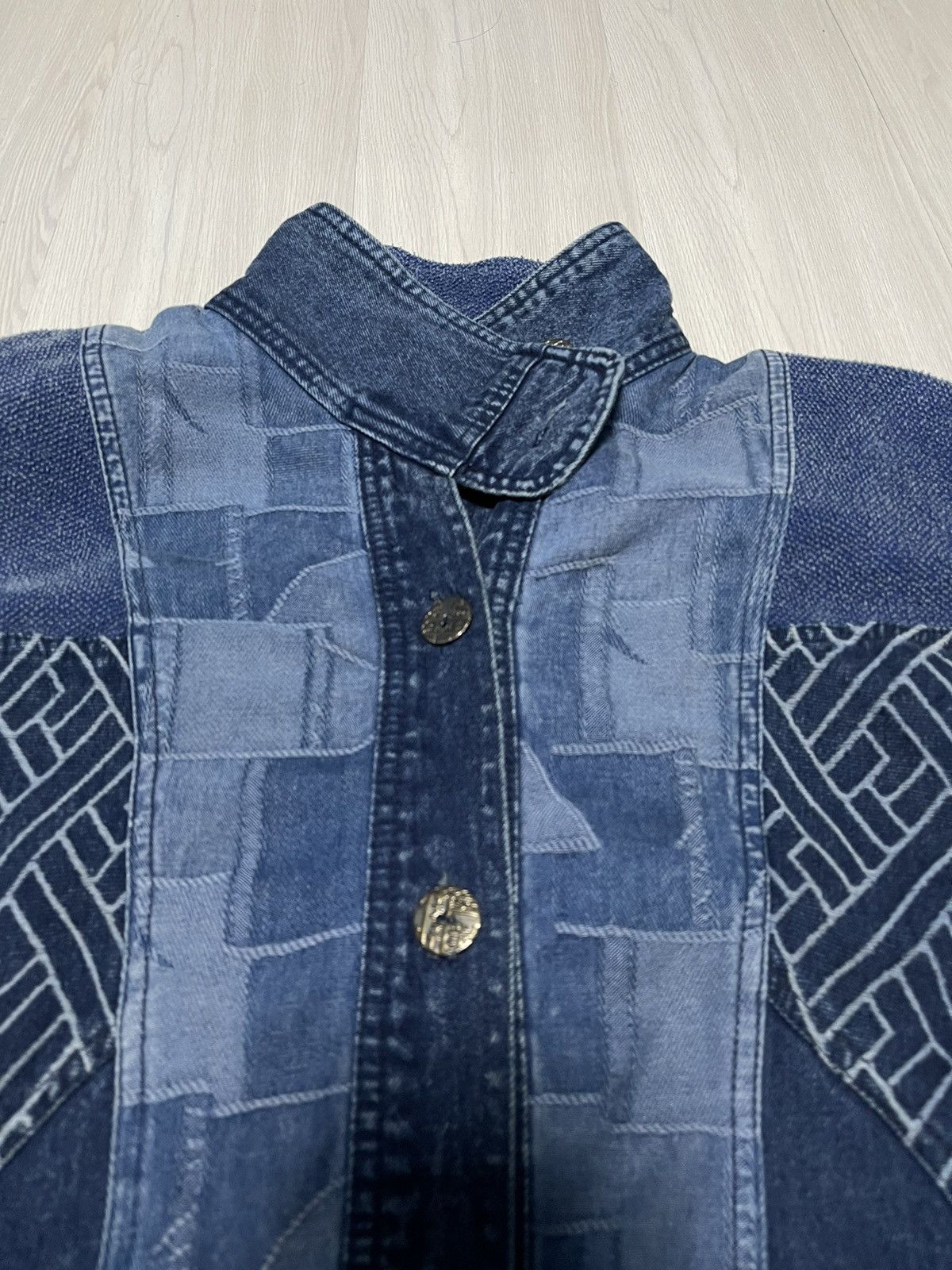 Indigo × Japanese Brand × Vintage Vintage Clothing Japanese Traditional Boro Patchworks Size US L / EU 52-54 / 3 - 3 Thumbnail