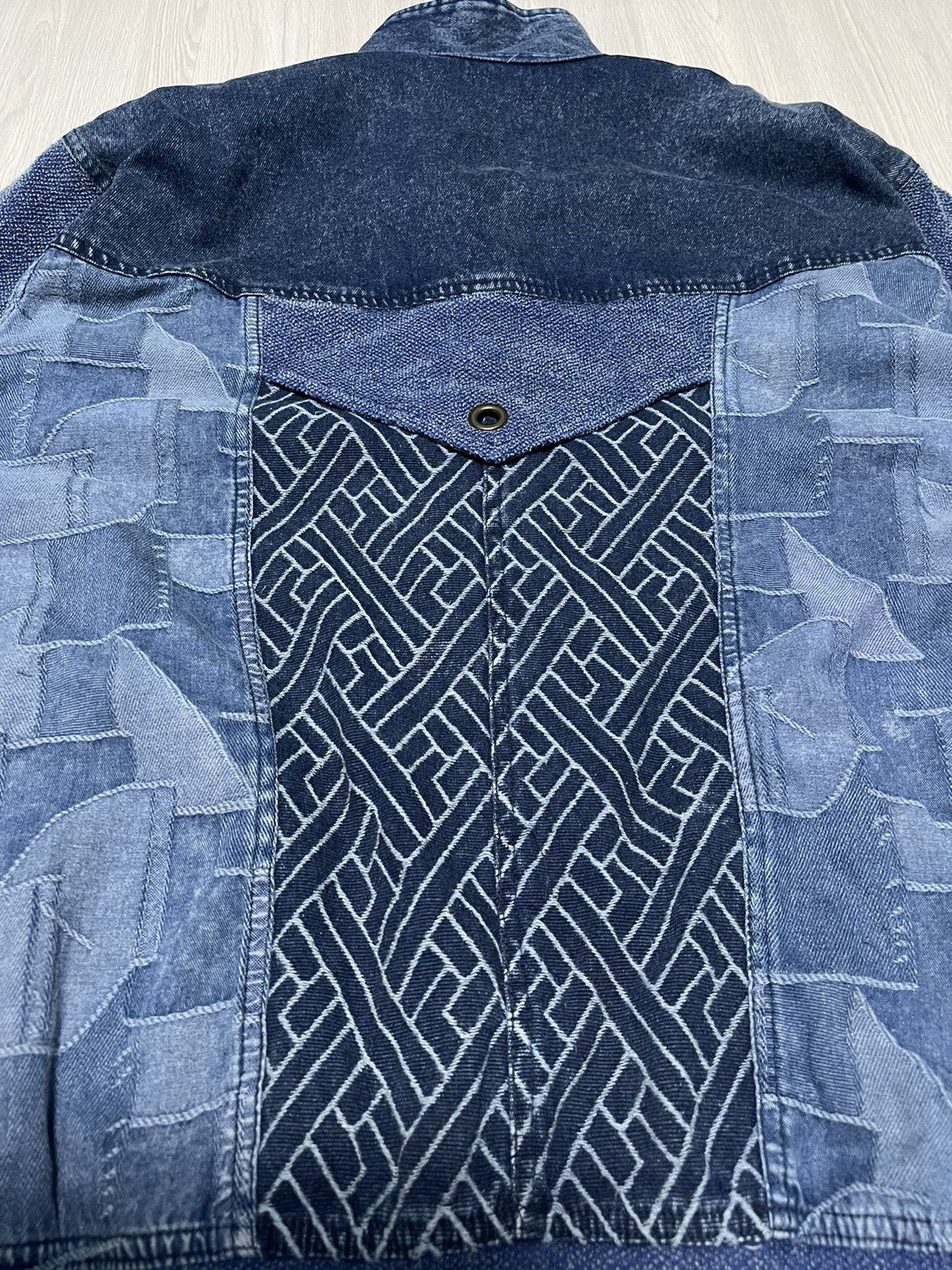 Indigo × Japanese Brand × Vintage Vintage Clothing Japanese Traditional Boro Patchworks Size US L / EU 52-54 / 3 - 6 Thumbnail