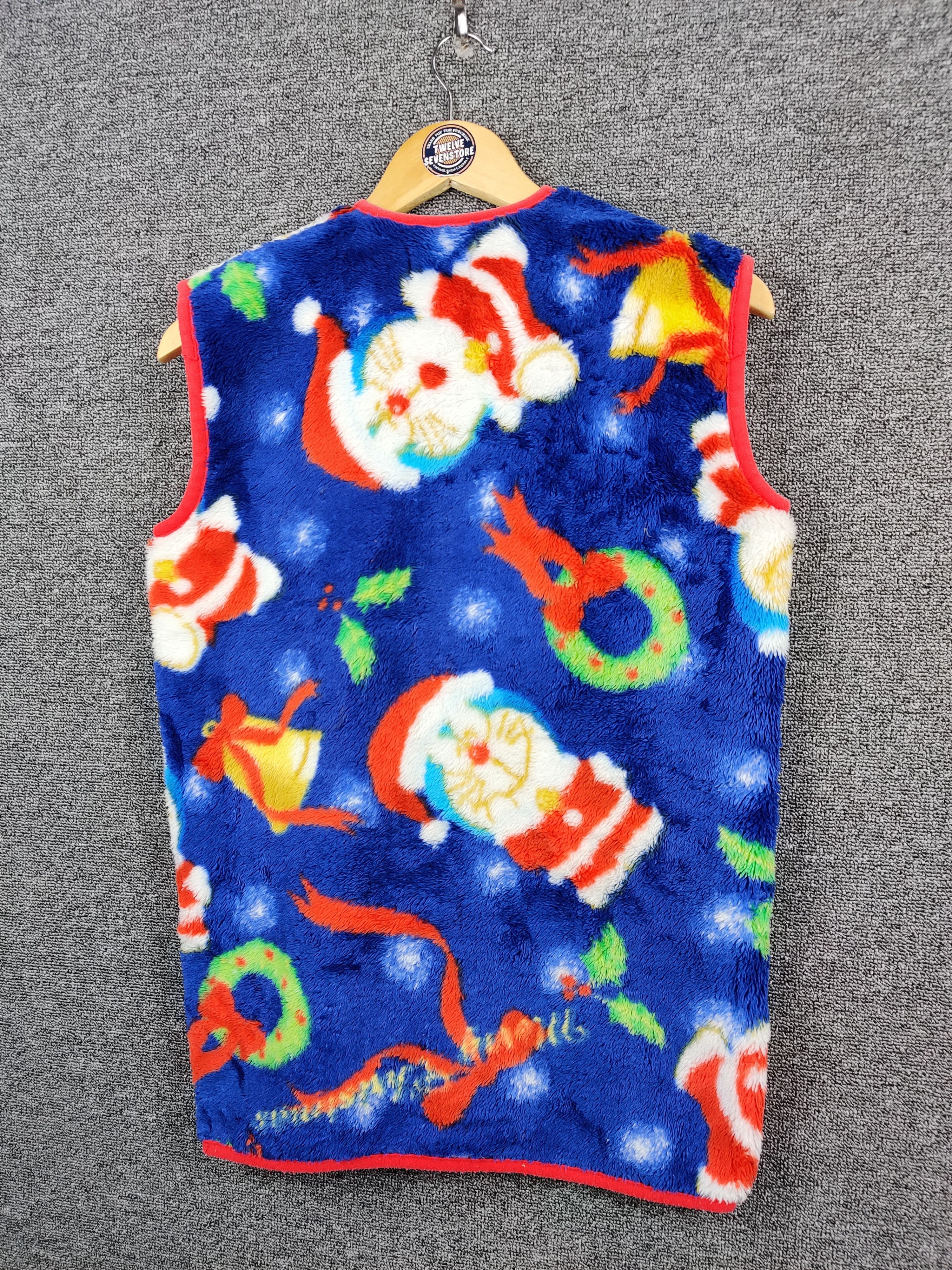 Anime Vintage Doraemon Cartoon Fleece Anime Vest Size US M / EU 48-50 / 2 - 2 Thumbnail