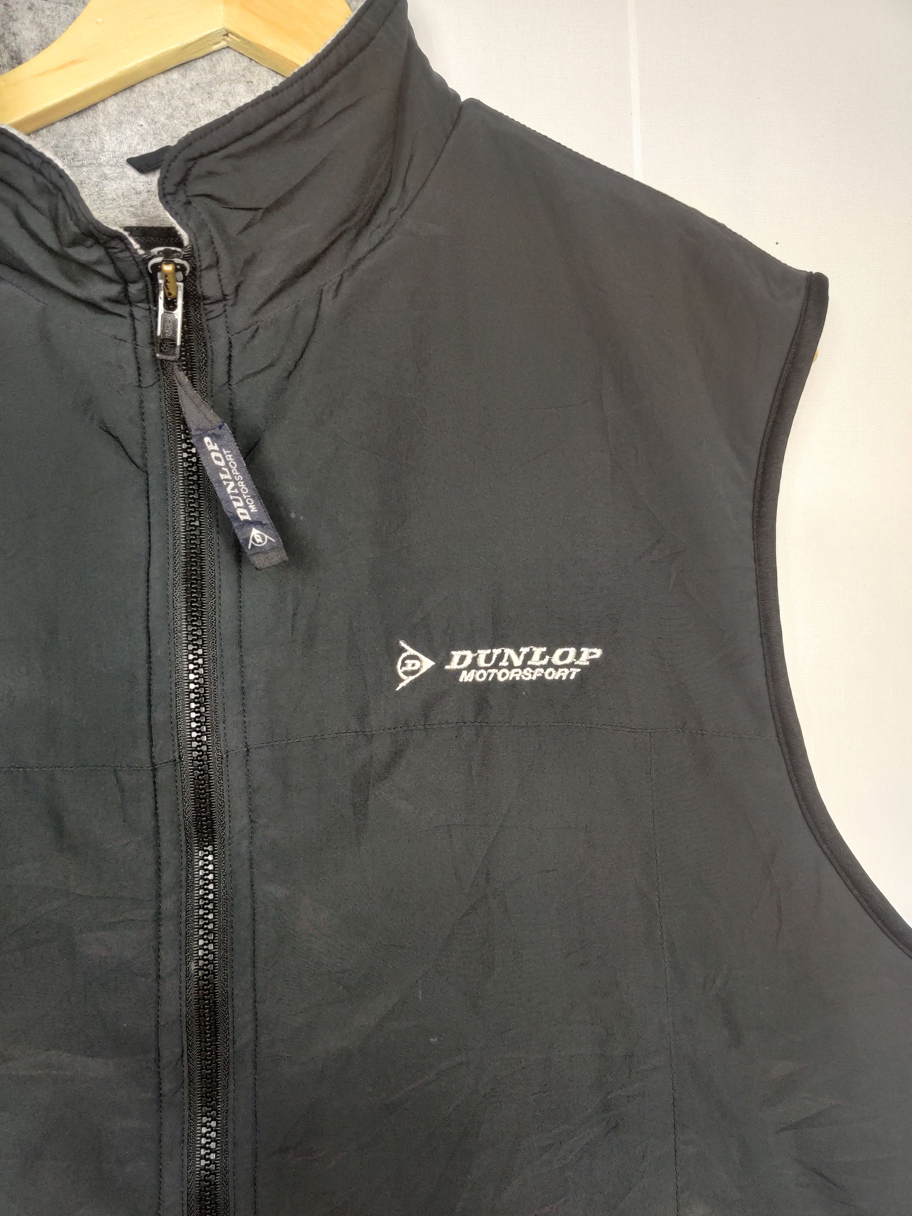 Dunlop Vintage Dunlop Motorsport Zipper Vest Size US L / EU 52-54 / 3 - 2 Thumbnail