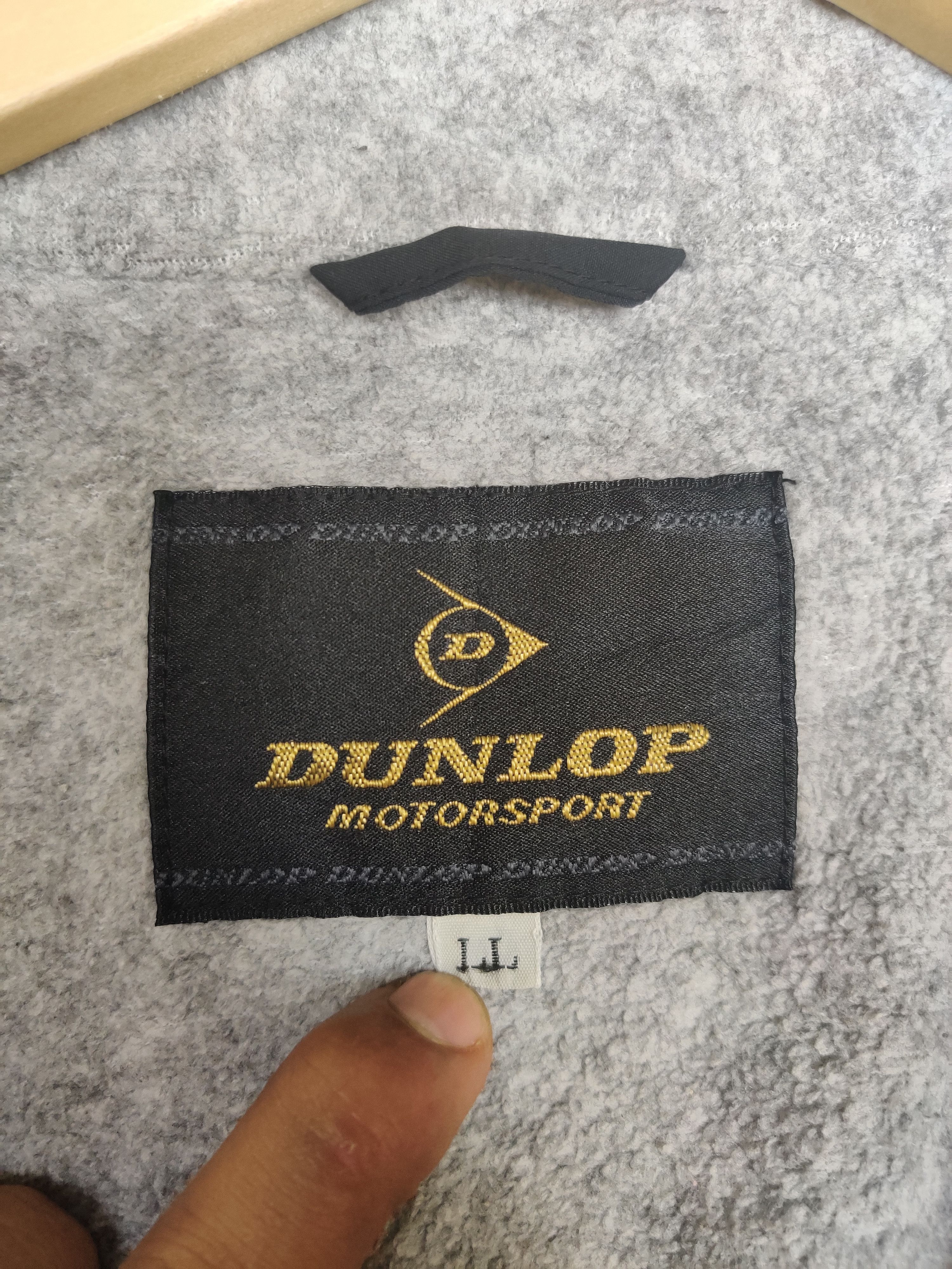 Dunlop Vintage Dunlop Motorsport Zipper Vest Size US L / EU 52-54 / 3 - 4 Thumbnail