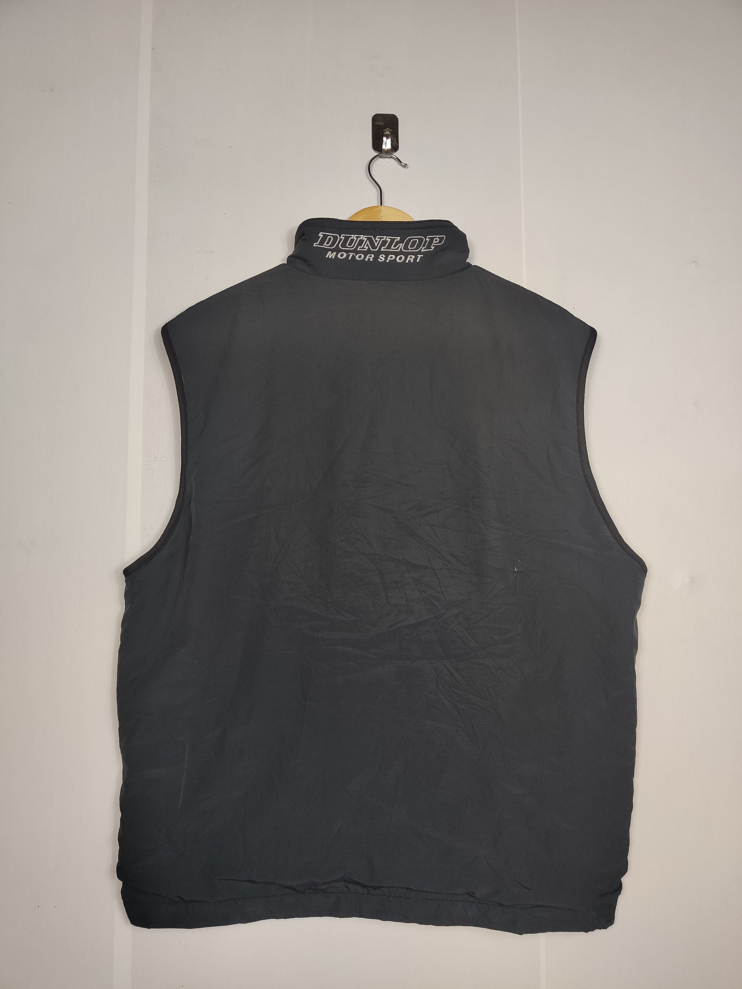 Dunlop Vintage Dunlop Motorsport Zipper Vest Size US L / EU 52-54 / 3 - 6 Thumbnail