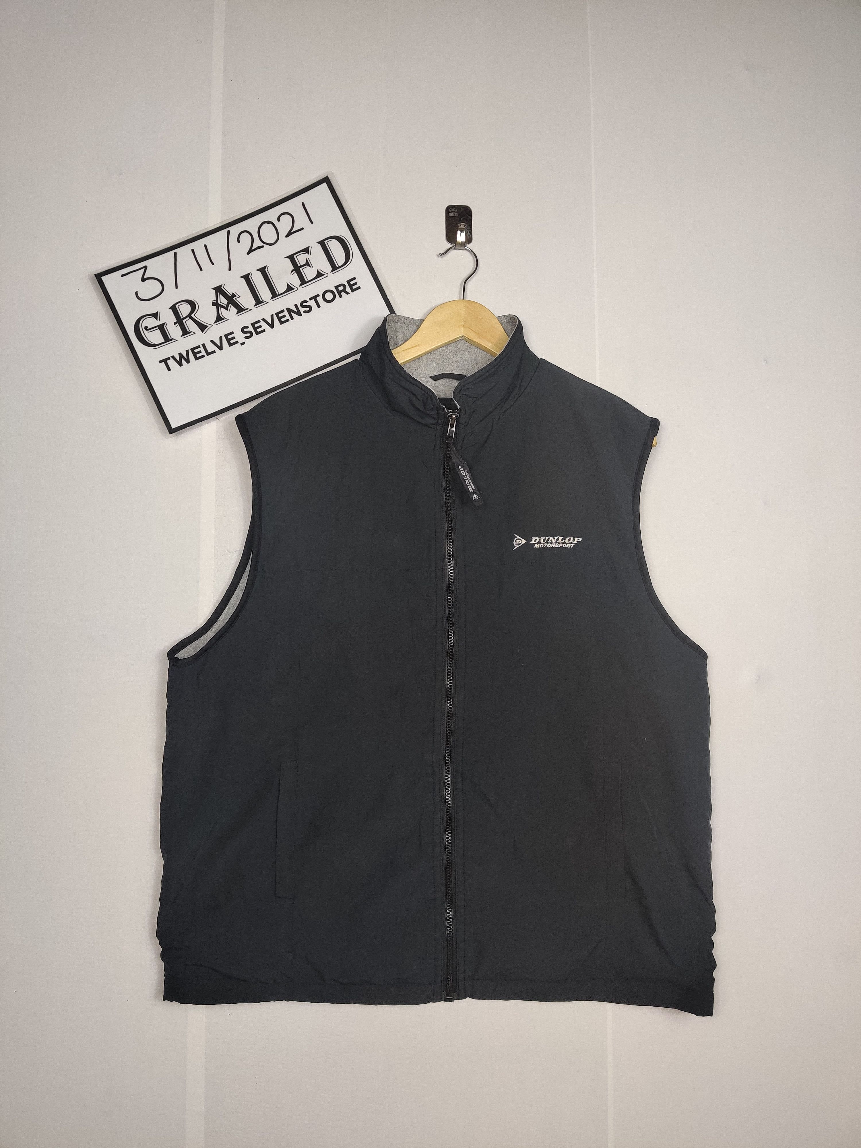 Dunlop Vintage Dunlop Motorsport Zipper Vest Size US L / EU 52-54 / 3 - 1 Thumbnail
