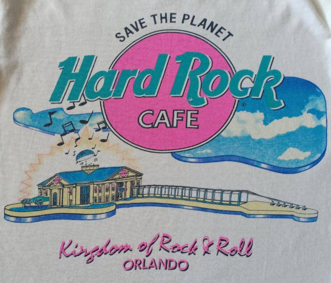 Hard Rock Cafe × Vintage Vintage Save The Planet Hard Rock Cafe T-Shirt Size US M / EU 48-50 / 2 - 2 Thumbnail