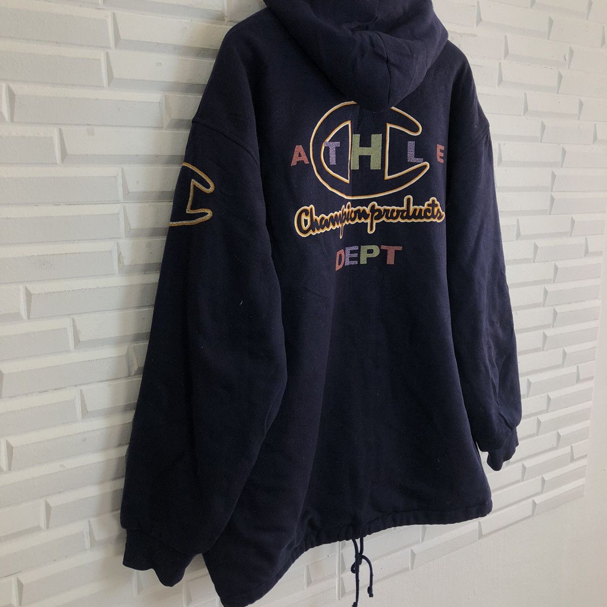 Champion VINTAGE HOODIE CHAMPION USA BIG LOGO STREETFASHION DESIGN Size US L / EU 52-54 / 3 - 12 Thumbnail