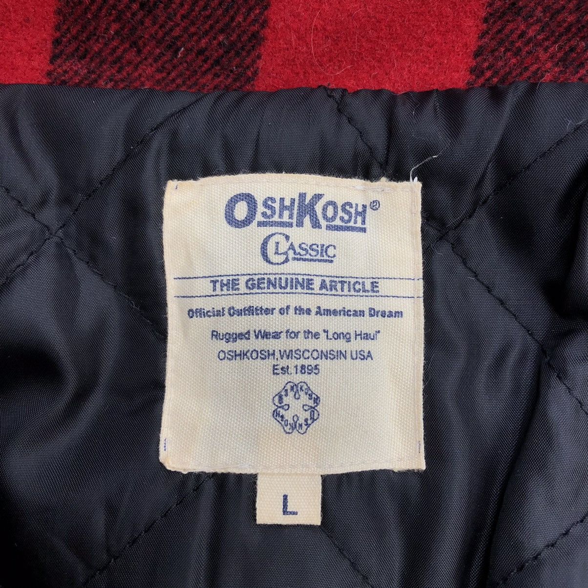 Flannel RARE VINTAGE OSHKOSH FLANNEL BUTTON JACKET TARTAN DESIGN Size US L / EU 52-54 / 3 - 11 Thumbnail