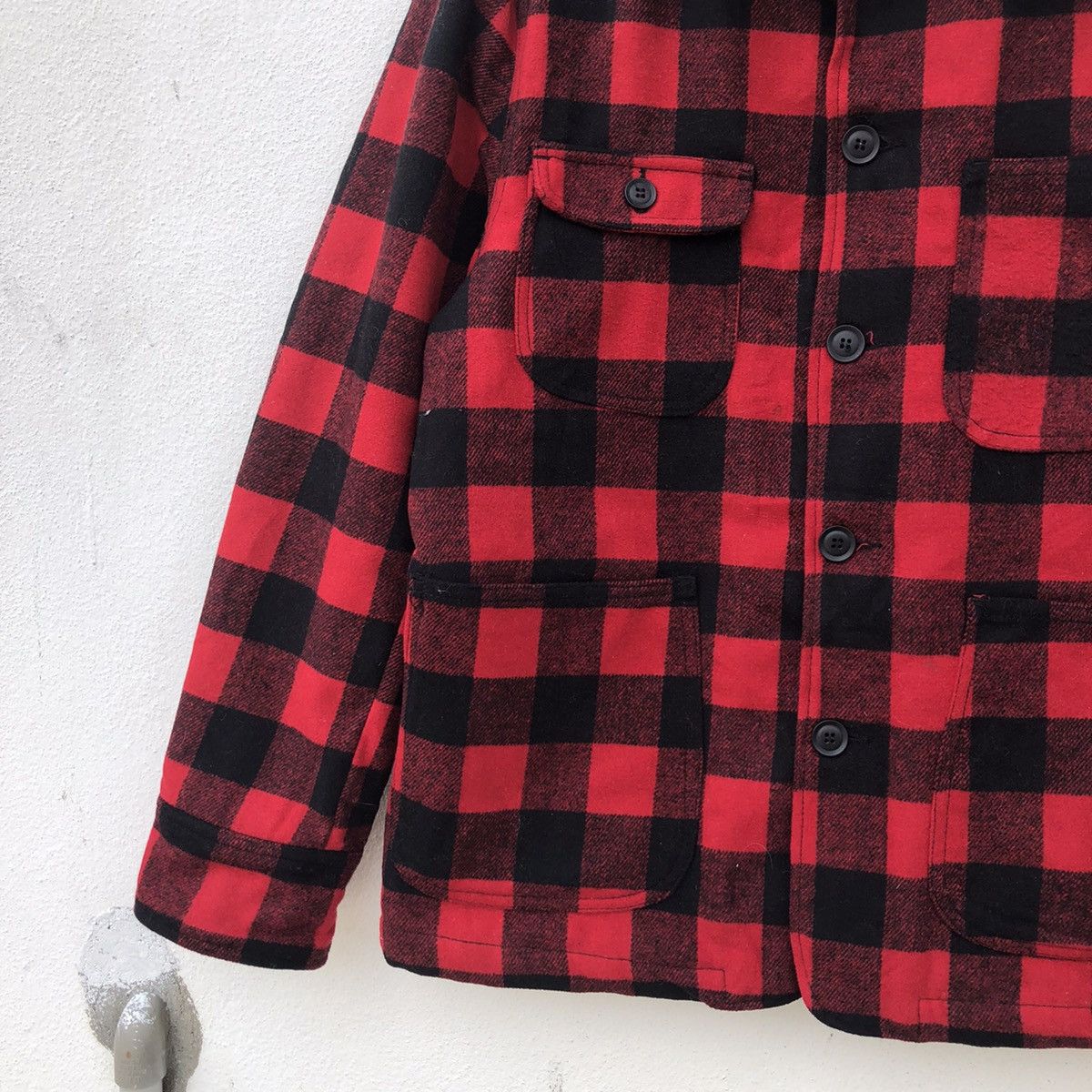 Flannel RARE VINTAGE OSHKOSH FLANNEL BUTTON JACKET TARTAN DESIGN Size US L / EU 52-54 / 3 - 7 Thumbnail