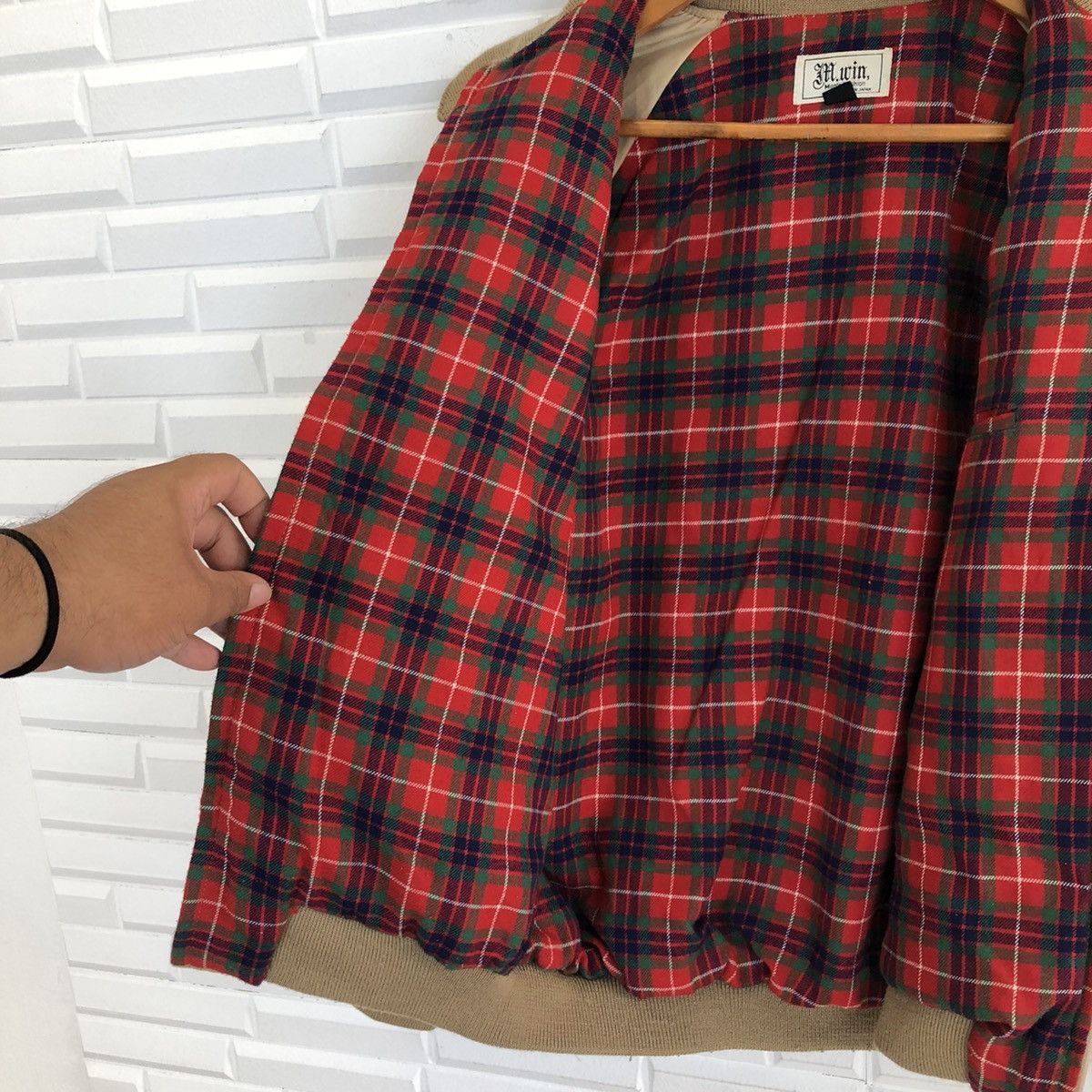 Japanese Brand VINTAGE M WIN MADE IN JAPAN BOMBER JACKET TARTAN LINING Size US L / EU 52-54 / 3 - 11 Thumbnail