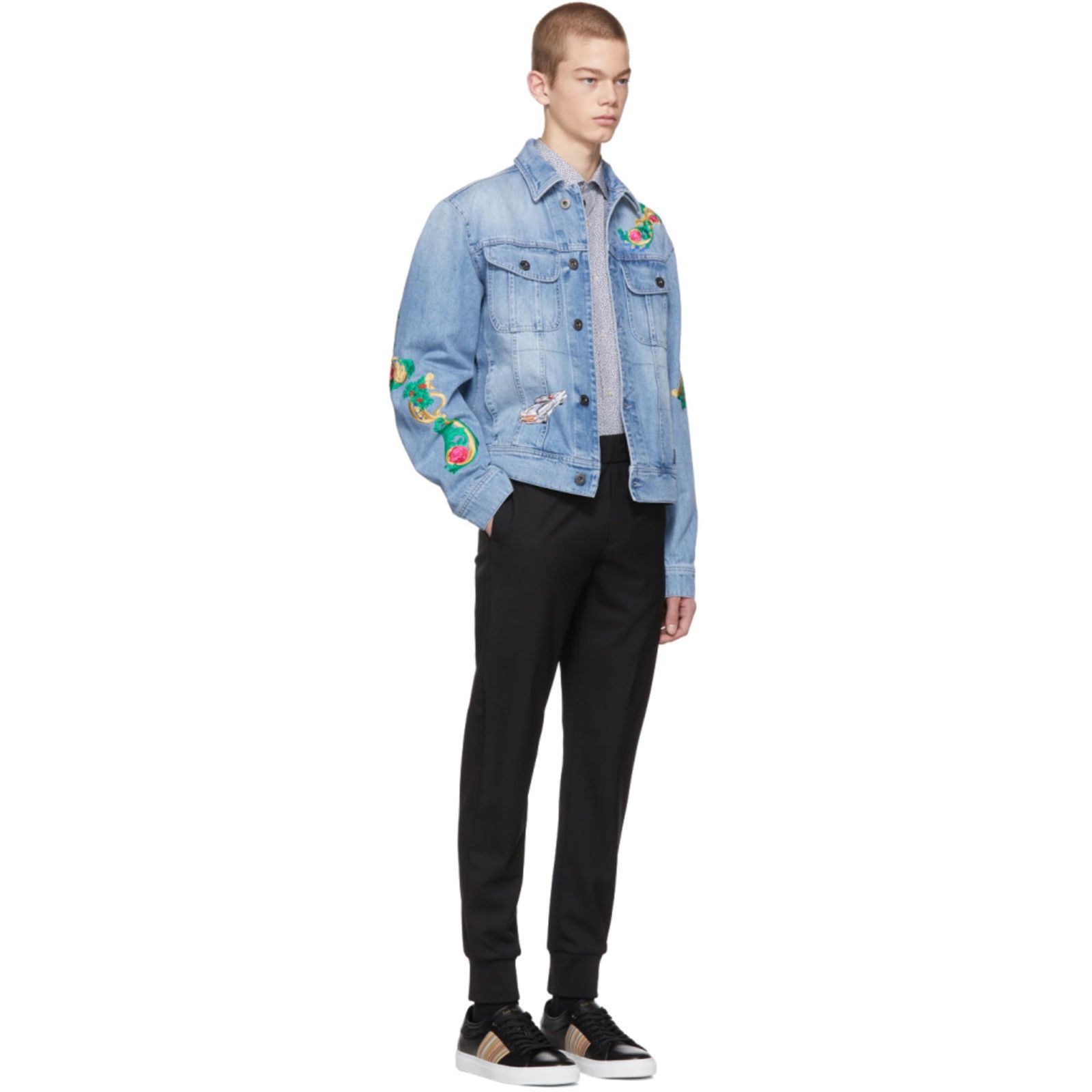 Paul Smith DROP CROTCH CUFF TROUSERS Size US 30 / EU 46 - 1 Thumbnail