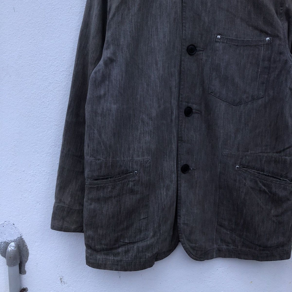 Japanese Brand HIKORY CHORE JACKET BY CANDY FANTASY Size US L / EU 52-54 / 3 - 5 Thumbnail