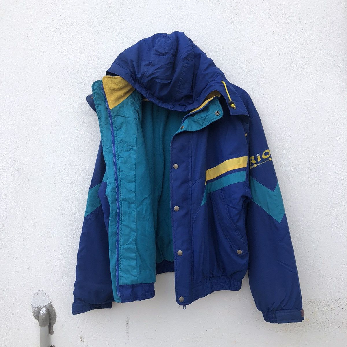 Japanese Brand RARE COLOUR ZIPPER JACKET RIOTHIGH PERFORMANCE FISHING GEAR Size US L / EU 52-54 / 3 - 11 Thumbnail