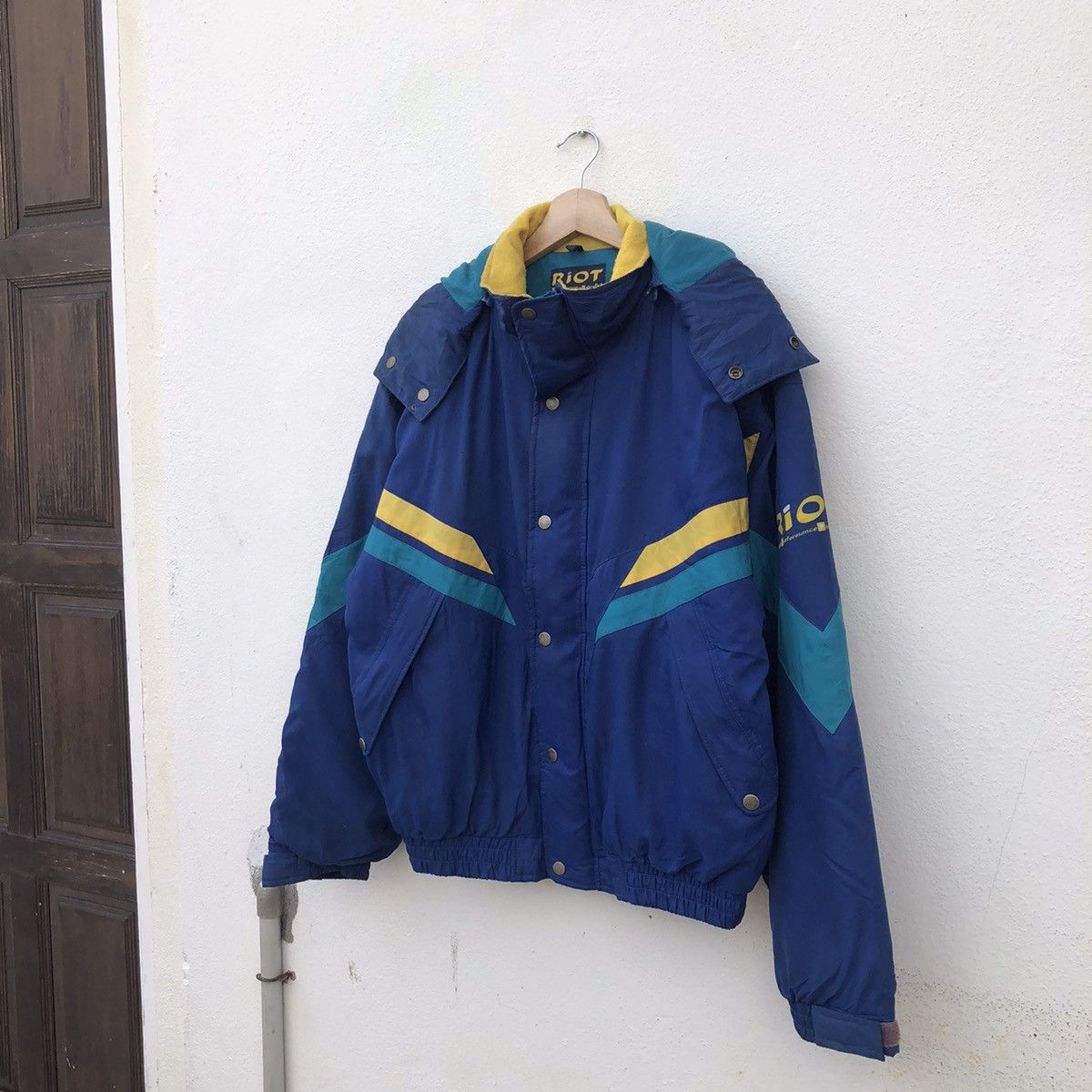 Japanese Brand RARE COLOUR ZIPPER JACKET RIOTHIGH PERFORMANCE FISHING GEAR Size US L / EU 52-54 / 3 - 2 Thumbnail
