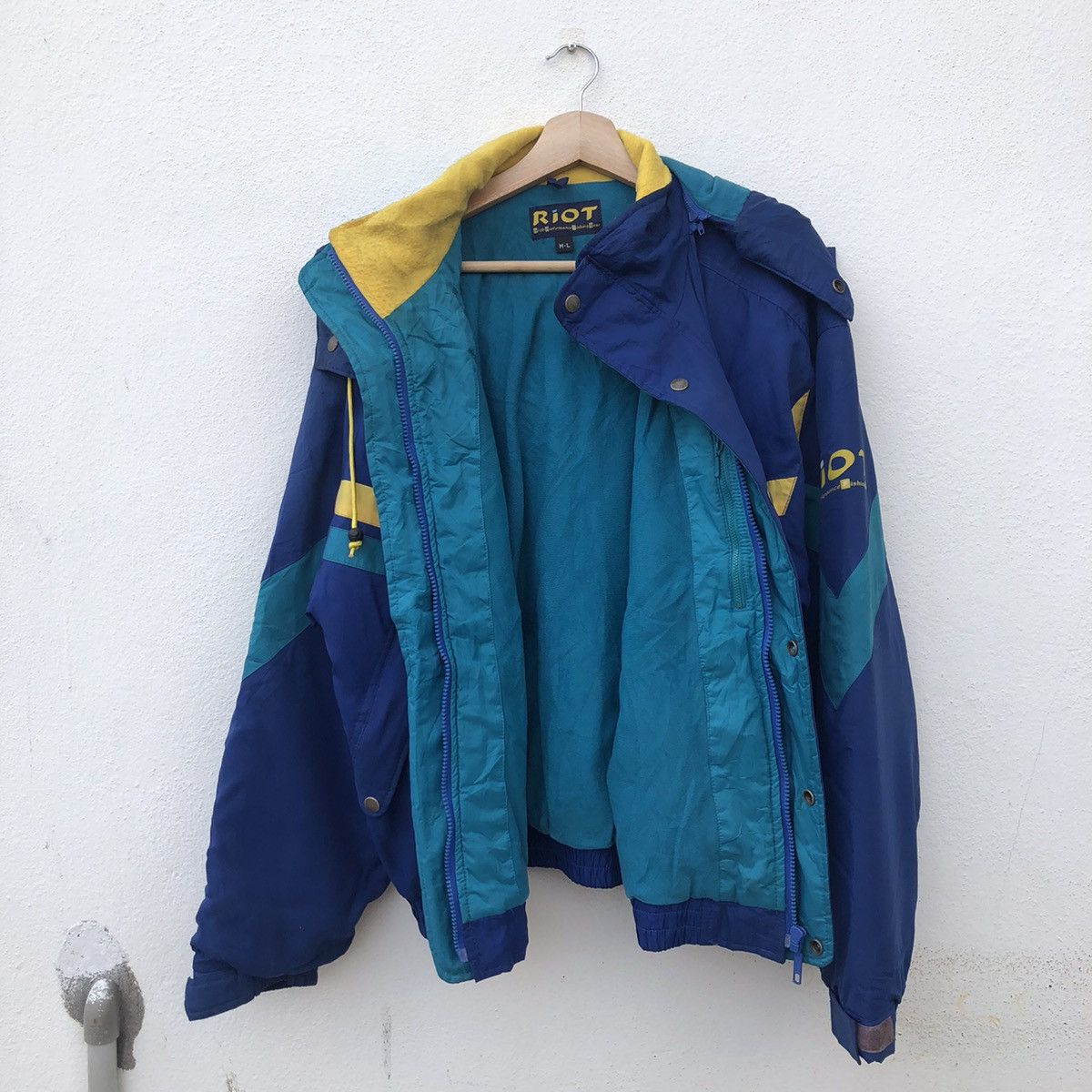 Japanese Brand RARE COLOUR ZIPPER JACKET RIOTHIGH PERFORMANCE FISHING GEAR Size US L / EU 52-54 / 3 - 13 Thumbnail