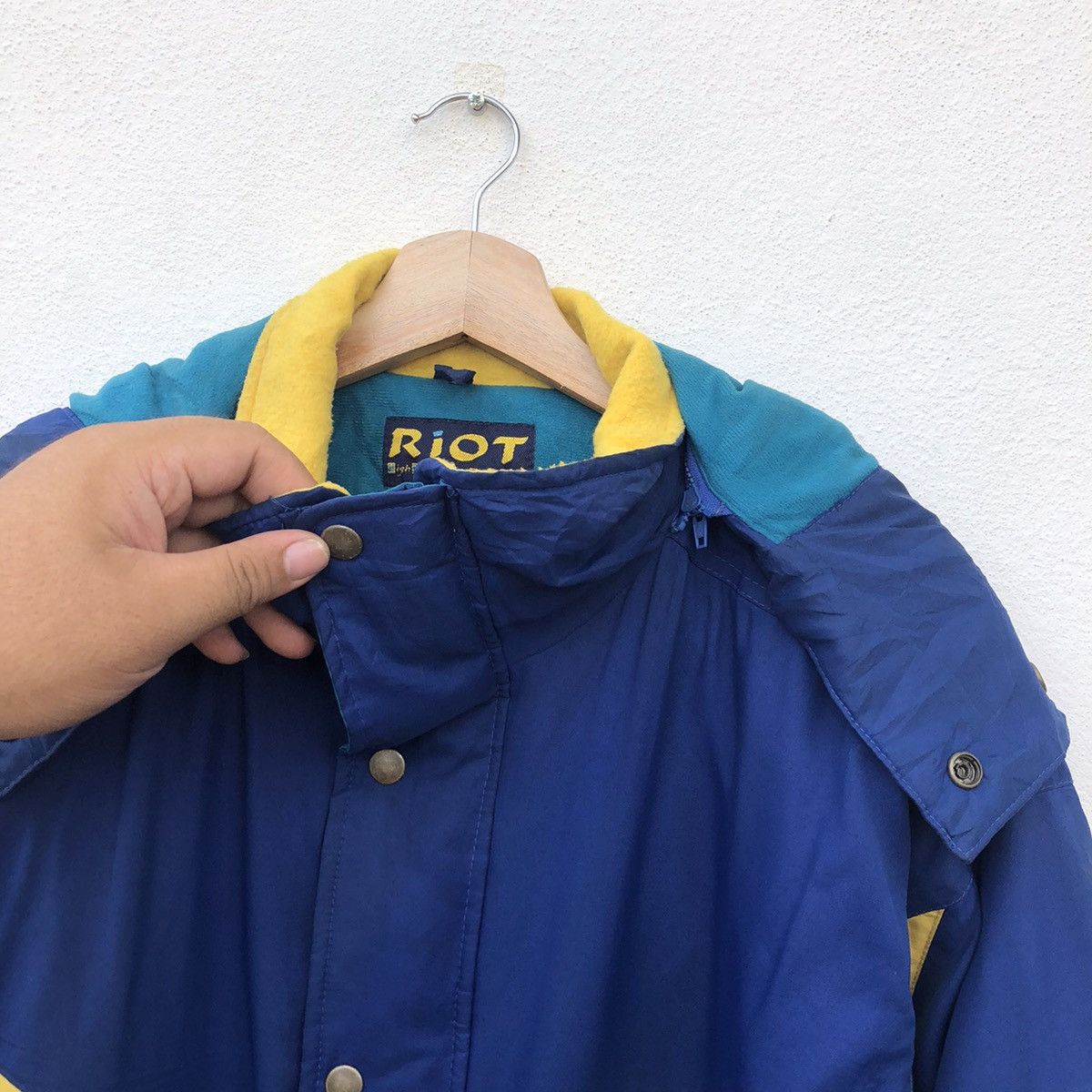 Japanese Brand RARE COLOUR ZIPPER JACKET RIOTHIGH PERFORMANCE FISHING GEAR Size US L / EU 52-54 / 3 - 6 Thumbnail