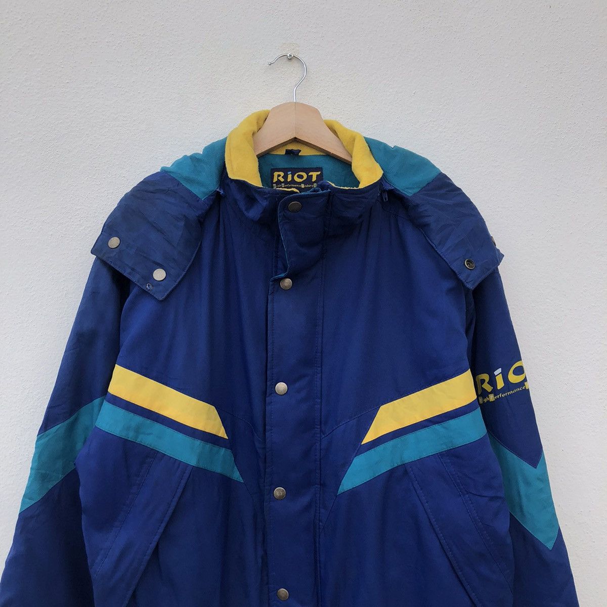 Japanese Brand RARE COLOUR ZIPPER JACKET RIOTHIGH PERFORMANCE FISHING GEAR Size US L / EU 52-54 / 3 - 3 Thumbnail