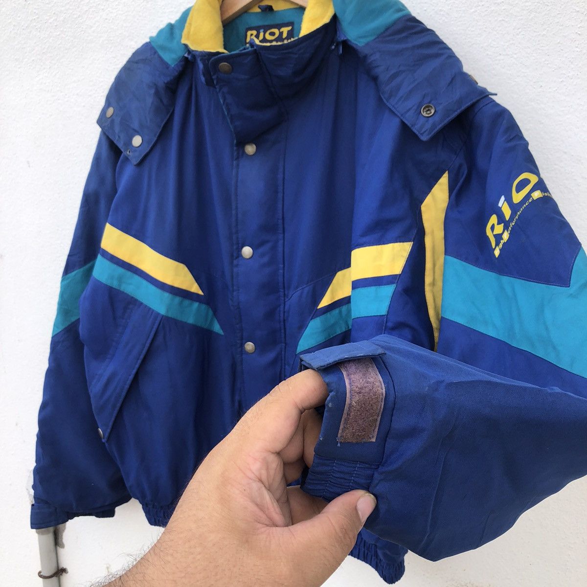 Japanese Brand RARE COLOUR ZIPPER JACKET RIOTHIGH PERFORMANCE FISHING GEAR Size US L / EU 52-54 / 3 - 4 Thumbnail