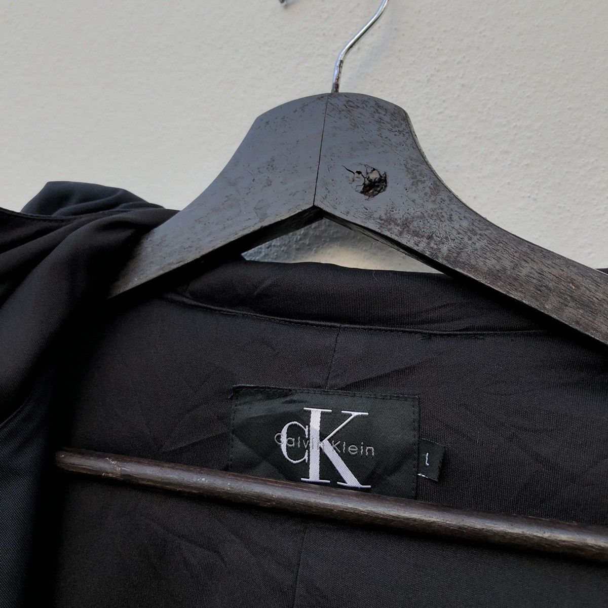 Calvin Klein RARE LONG JACKET ZIPPER CALVIN KLEIN AVANT GARDE STYLE Size US L / EU 52-54 / 3 - 10 Thumbnail