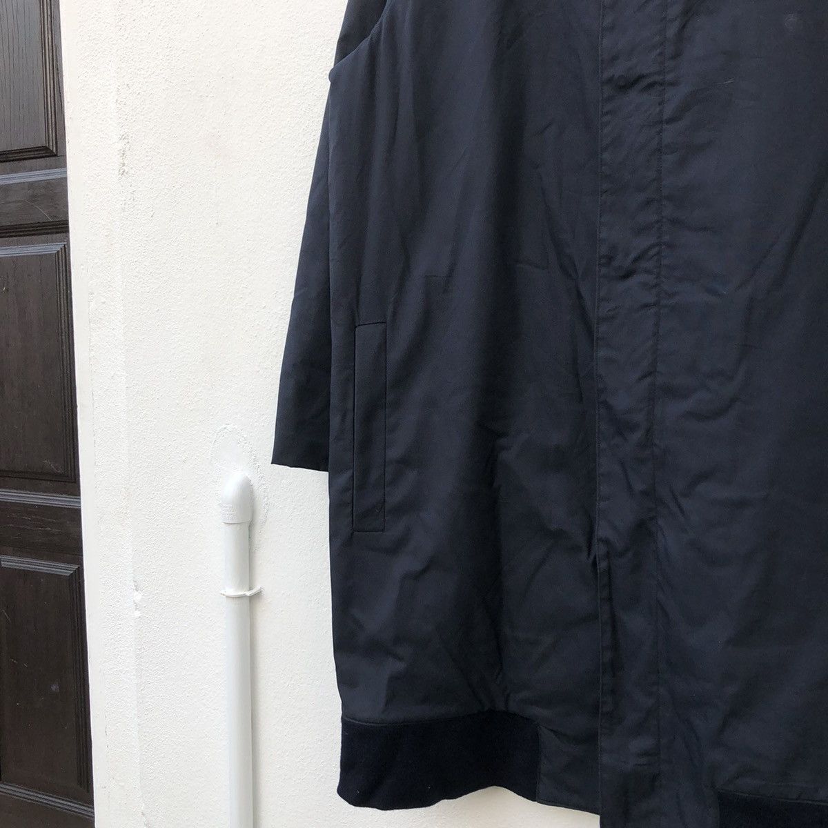 Calvin Klein RARE LONG JACKET ZIPPER CALVIN KLEIN AVANT GARDE STYLE Size US L / EU 52-54 / 3 - 4 Thumbnail