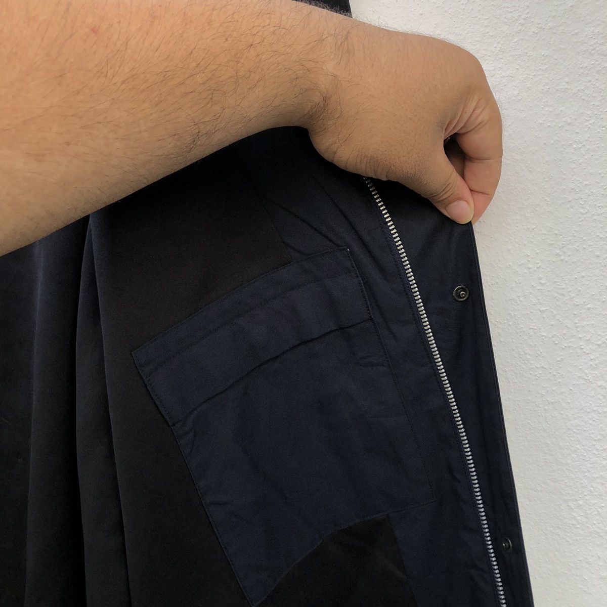 Calvin Klein RARE LONG JACKET ZIPPER CALVIN KLEIN AVANT GARDE STYLE Size US L / EU 52-54 / 3 - 11 Thumbnail