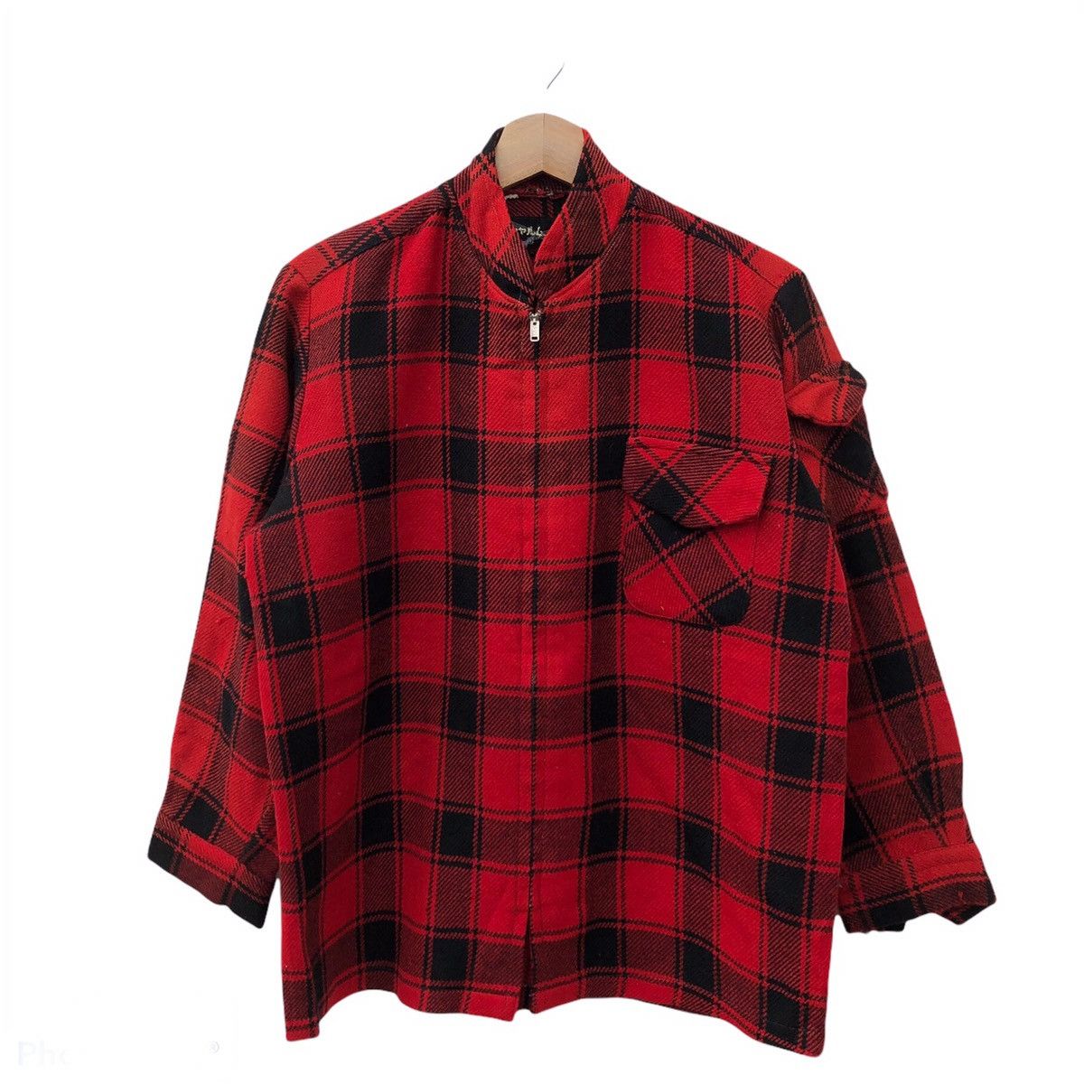 Japanese Brand VINTAGE ZIPPER JACKET TARTAN DESIGN PUNK ROCK STYLE Size US M / EU 48-50 / 2 - 1 Thumbnail