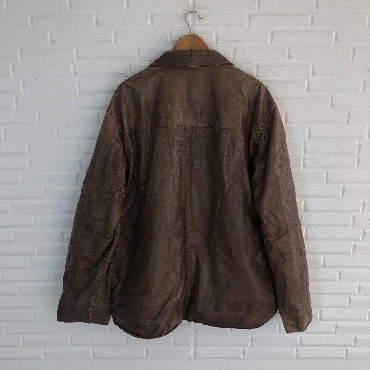 Japanese Brand VINTAGE CASTELBAJAC +2 NATURE BIG LOGO SOFT LEATHER Size US L / EU 52-54 / 3 - 2 Thumbnail