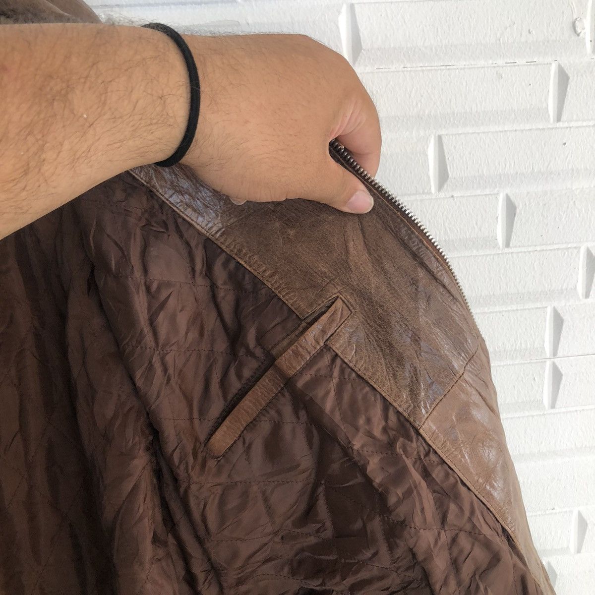 Japanese Brand VINTAGE CASTELBAJAC +2 NATURE BIG LOGO SOFT LEATHER Size US L / EU 52-54 / 3 - 16 Thumbnail