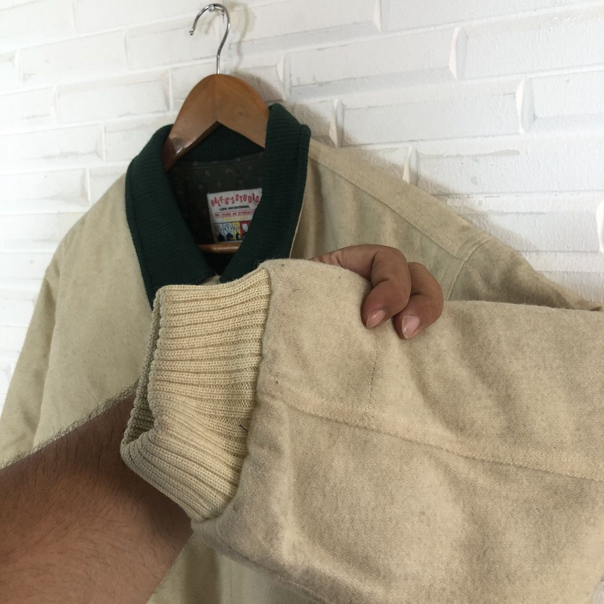 Japanese Brand VINTAGE HALF G STUDIO VARSITY JACKET RARE STYLE LINING Size US M / EU 48-50 / 2 - 6 Thumbnail