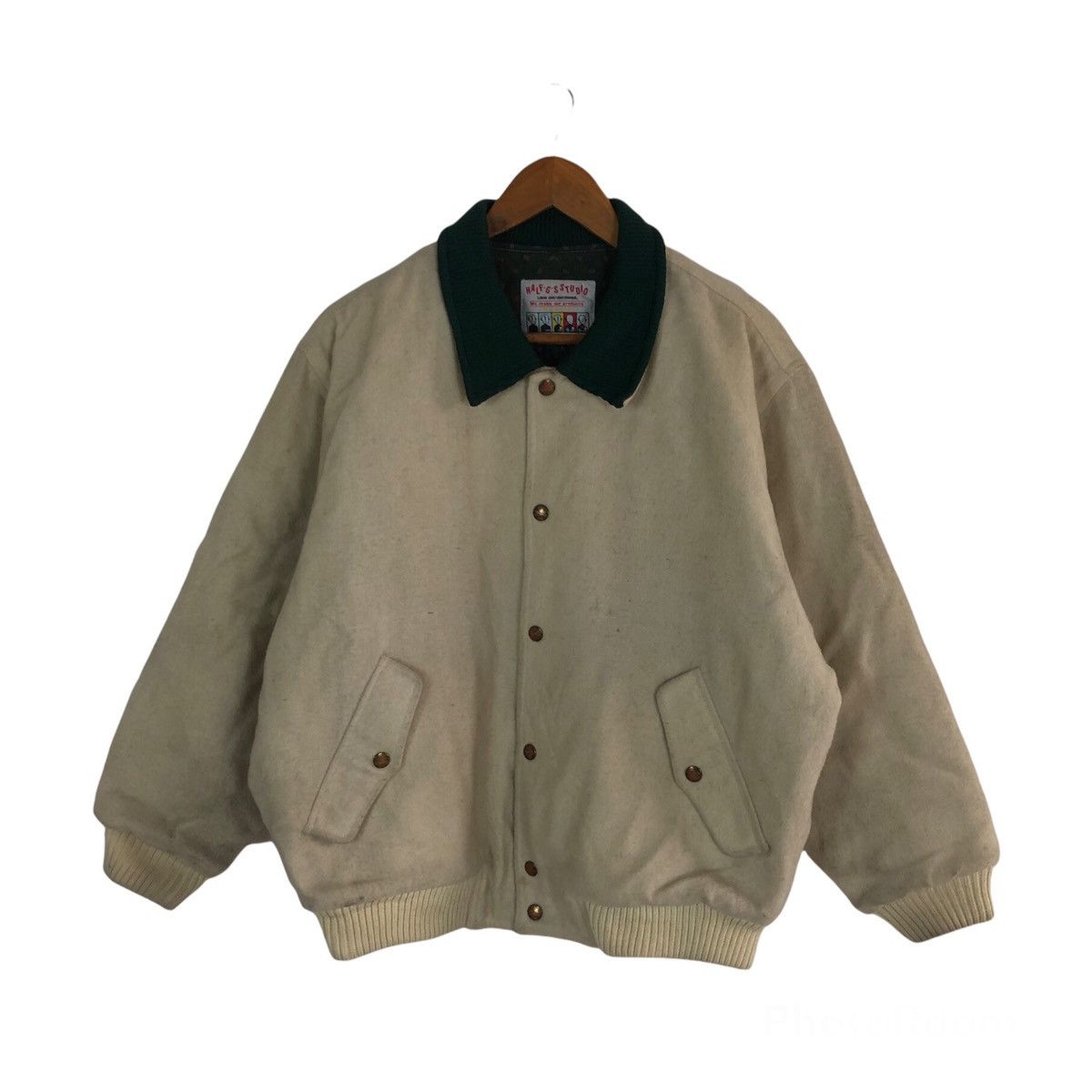Japanese Brand VINTAGE HALF G STUDIO VARSITY JACKET RARE STYLE LINING Size US M / EU 48-50 / 2 - 1 Thumbnail