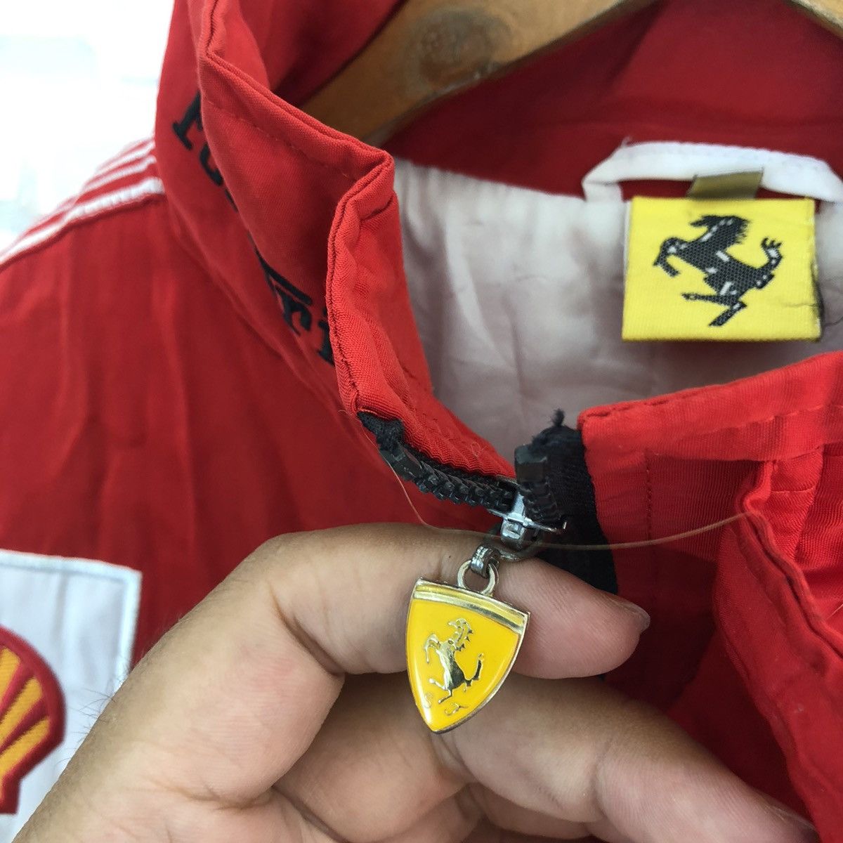 Japanese Brand VINTAGE RARE FERRARI BRIDGESTONE ZIPPER JACKET FULL PATCH Size US XL / EU 56 / 4 - 14 Thumbnail