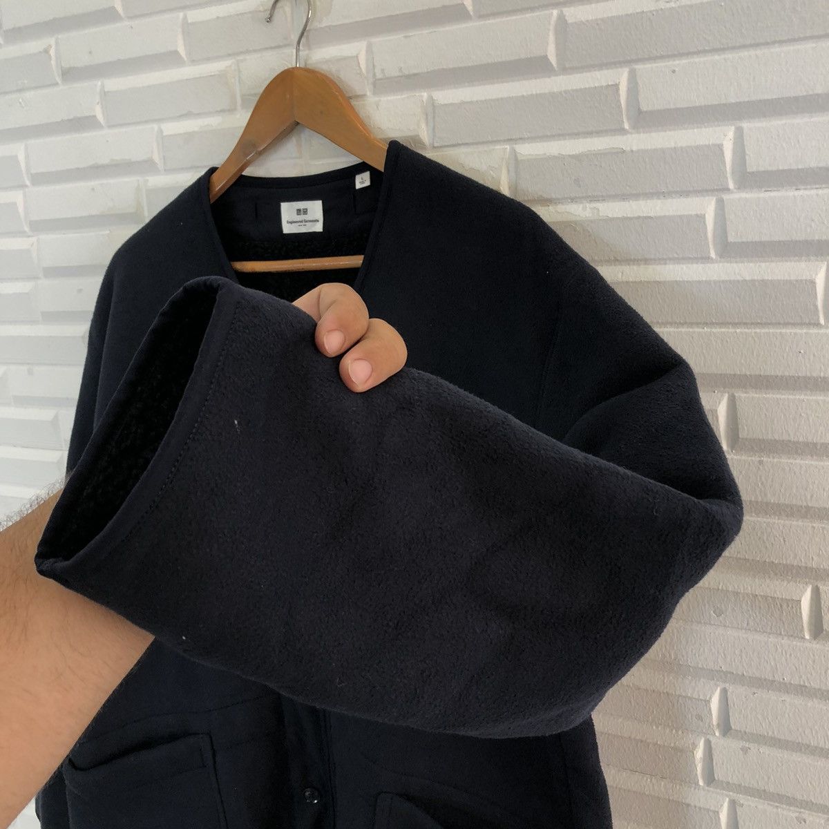 Engineered Garments FLEECE ZIPPER JACKET ENGINEERED GARMENTS NEW YORK UNIQLO Size US L / EU 52-54 / 3 - 6 Thumbnail