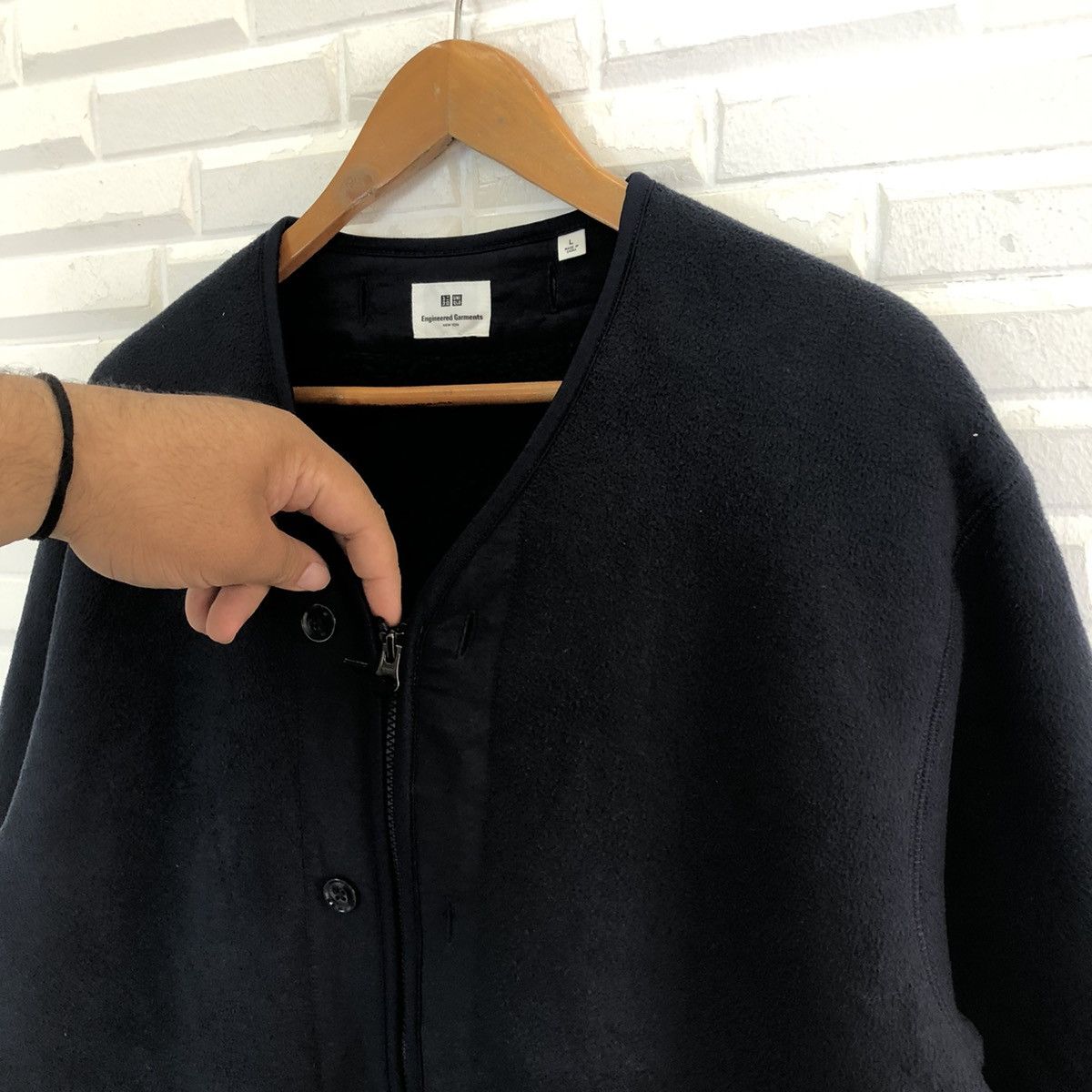 Engineered Garments FLEECE ZIPPER JACKET ENGINEERED GARMENTS NEW YORK UNIQLO Size US L / EU 52-54 / 3 - 5 Thumbnail