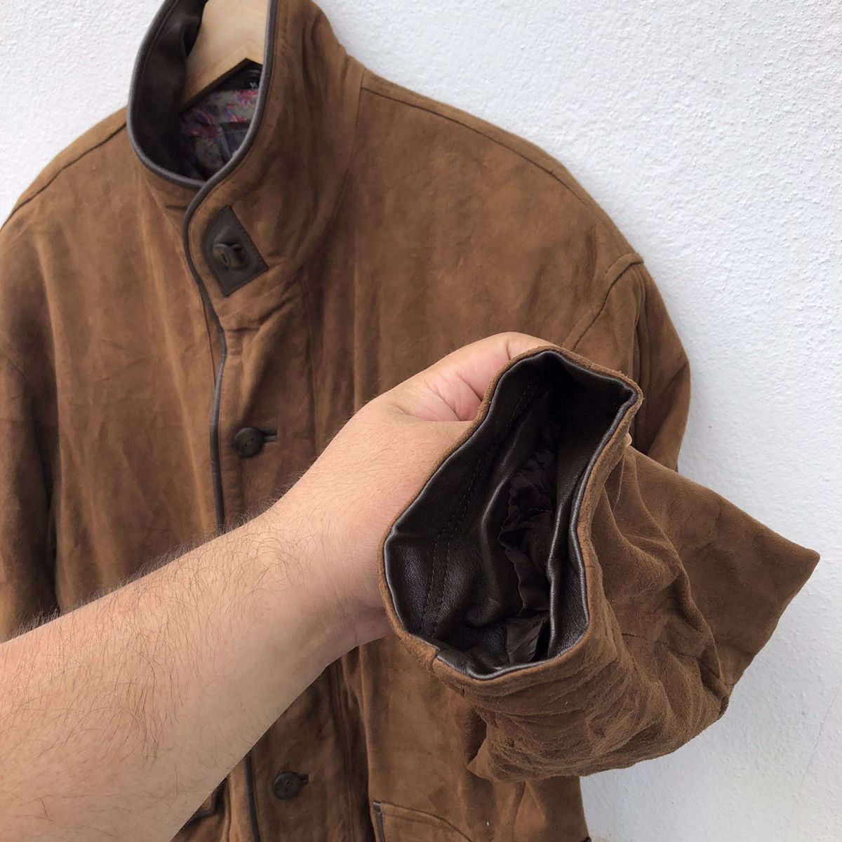 Designer VINTAGE GENUINE LEATHER JACKET BELL MAXIM NICE LINING Size US M / EU 48-50 / 2 - 7 Thumbnail