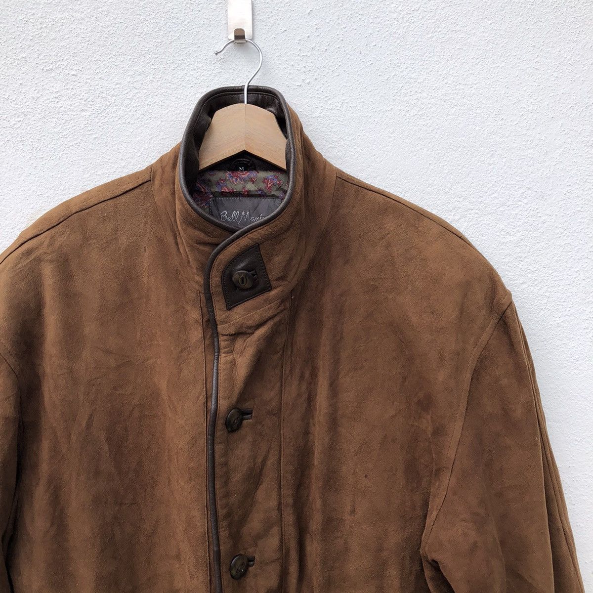 Designer VINTAGE GENUINE LEATHER JACKET BELL MAXIM NICE LINING Size US M / EU 48-50 / 2 - 4 Thumbnail