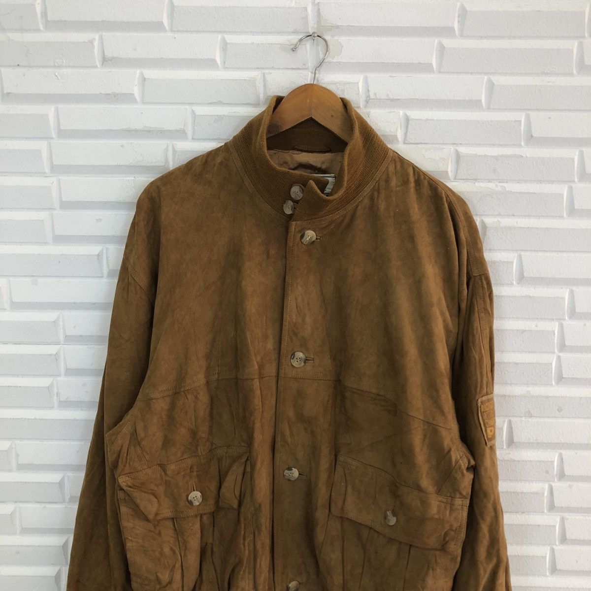 Japanese Brand VINTAGE RACING PIAA GOAT SKIN BOMBER JACKET Size US S / EU 44-46 / 1 - 3 Thumbnail