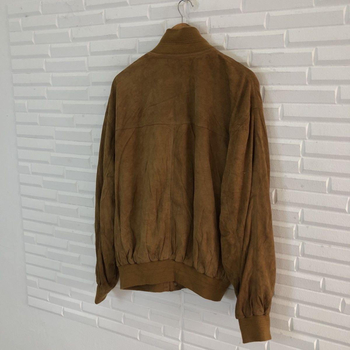 Japanese Brand VINTAGE RACING PIAA GOAT SKIN BOMBER JACKET Size US S / EU 44-46 / 1 - 11 Thumbnail