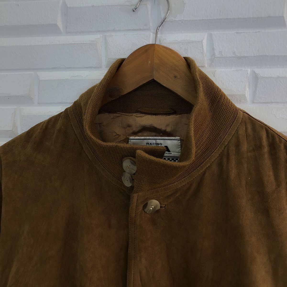 Japanese Brand VINTAGE RACING PIAA GOAT SKIN BOMBER JACKET Size US S / EU 44-46 / 1 - 9 Thumbnail