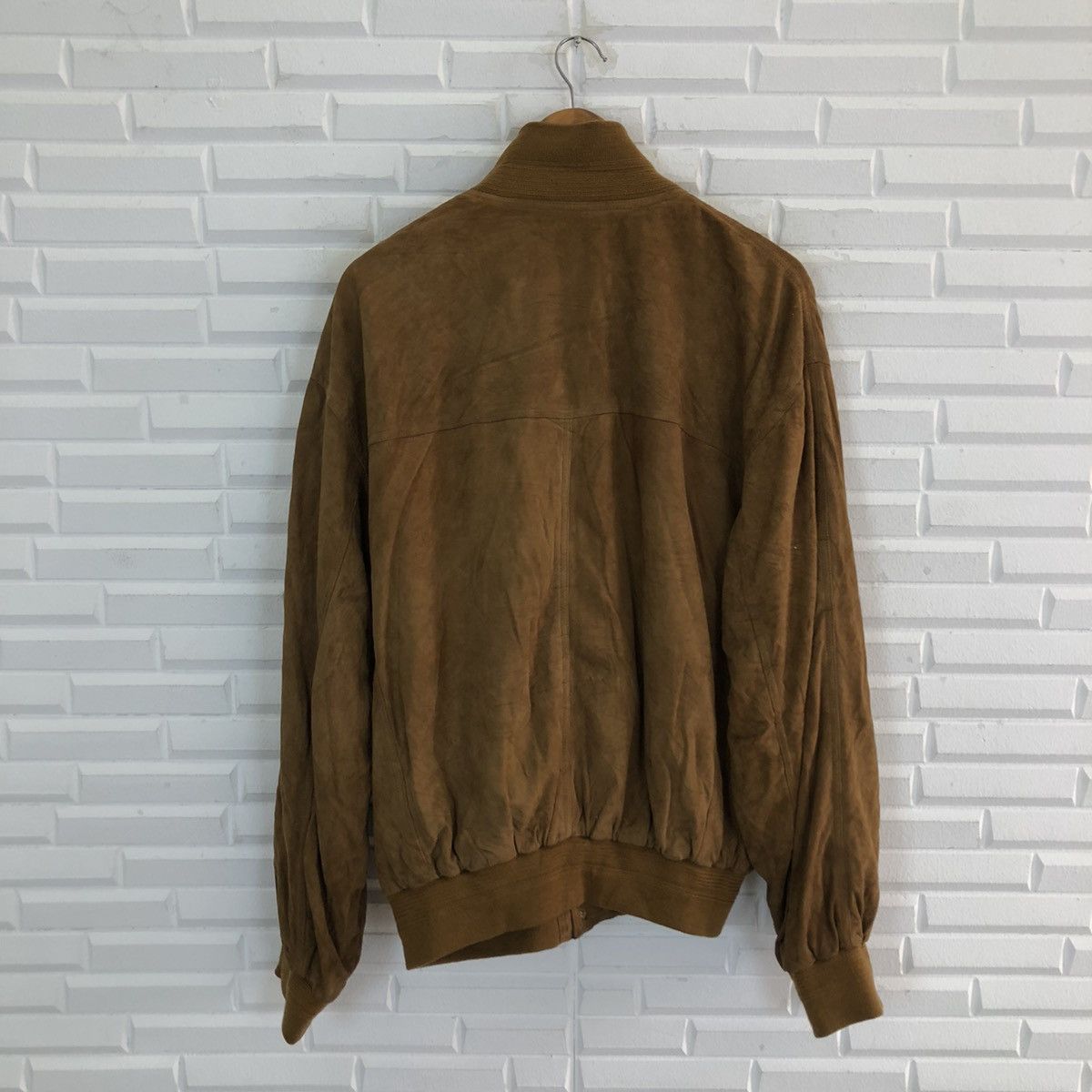 Japanese Brand VINTAGE RACING PIAA GOAT SKIN BOMBER JACKET Size US S / EU 44-46 / 1 - 10 Thumbnail