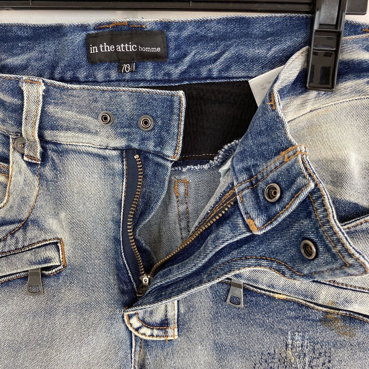 In The Attic In The Attic Homme Punk Distress Jeans Size US 31 - 11 Thumbnail