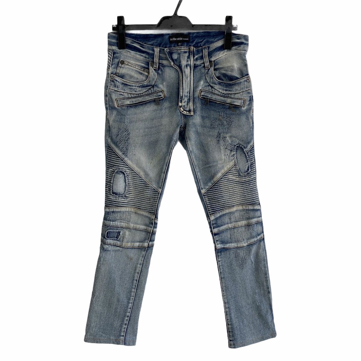 In The Attic In The Attic Homme Punk Distress Jeans Size US 31 - 1 Thumbnail