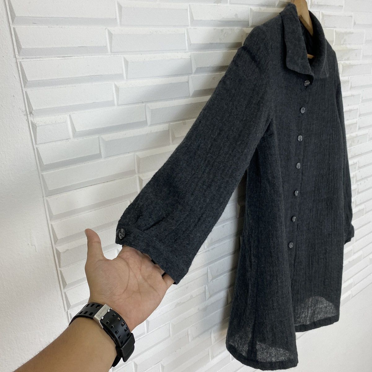 Porter 🔥LAST PRICE🔥 Pret Porter Light Wool Coat Size M / US 6-8 / IT 42-44 - 8 Thumbnail